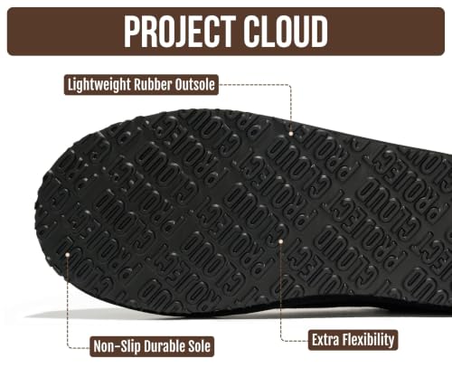 Image of Project Cloud Mens Slippers Genuine Leather Australian Shearling Slippers