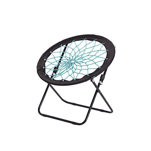 CampLand Bungee Dish Chair Bunjo Game Chair Folding Camping Relax Chair