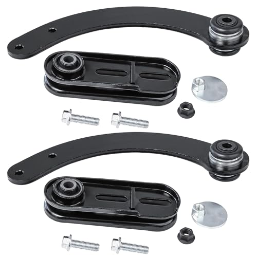 Image of Detroit Axle - AWD Rear Control Arms Kit for 2008-2014 Mitsubishi Lancer [GSR MR] 2 Rear Upper Control Arms 4 Front & Rear Sway Bar Links 2009 2010 2011 2012 2013 Replacement - 6pc Set