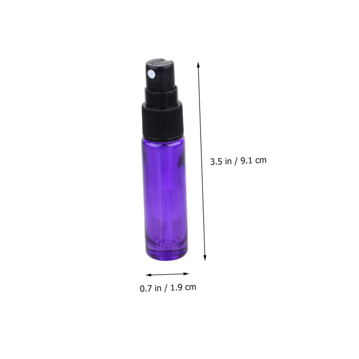 FRCOLOR Wiederbefüllbare Parfüm Sprühflasche Tragbar und Geeignet für Reisen 10ml 20 Stück aus Glas für Parfüm und Eau De Cologne im Outdoor Einsatz