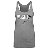 500 LEVEL Devin Vassell San Antonio Spurs Women's Tank Top - Devin Vassell San Antonio Spurs Elite WHT (Tri Gray, X-Large)