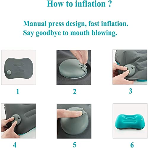 AUELEK Cuscino Gonfiabile, Cuscino da Campeggio