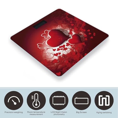 Báscula Digital de Baño con Pantalla LCD 400lb miniatura 3