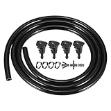 X AUTOHAUX 4pcs Buse de Lave-Glace 5113049AA pour Chrysler 300 pour Ram 1500 Gicleur de Pulvérisateur d'Essuie-Glace Kits