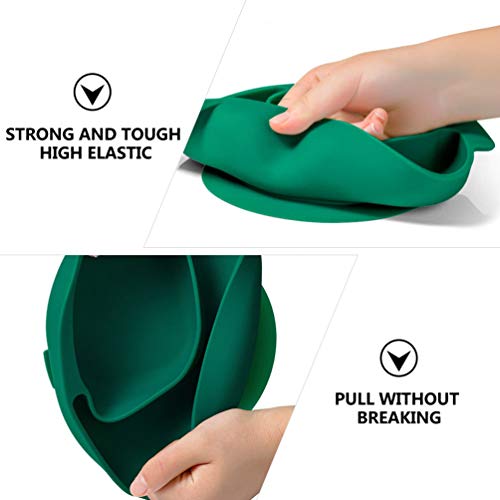 Toyvian Placas Divididas Em Silicone Placas de Sucção Antiderrapantes Prato de Treinamento para Cria