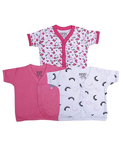 Image of Bumzee Front Open Half Sleeves T-Shirt for Baby