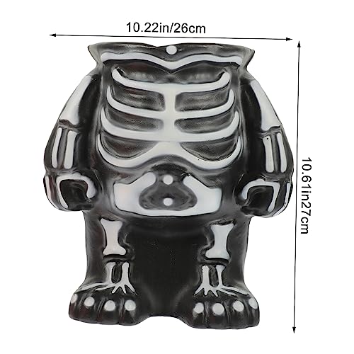 Support de squelette Halloween Operitacx présentoir pour gâteaux et bonbons