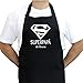 Didart Handmade Delantal cocina personalizado hombre para papá, con la frase:" Superpapá de (nombre)". Varios colores a elegir. Hecho en España. Regalo original para hombre