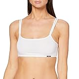 skiny bustier smart cotton Skiny Damen Bustier ohne Bügel aus reiner Baumwoll-Qualität mit doppelten, verstellbaren Trägern für einen bequemen Sitz.