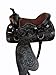 Barrel Saddle Western Horse Pleasure Floral Tooled Leather Rodeo Tack Cowboy Set 15 16 17 18 (Fully Engraved, 15 Inches)