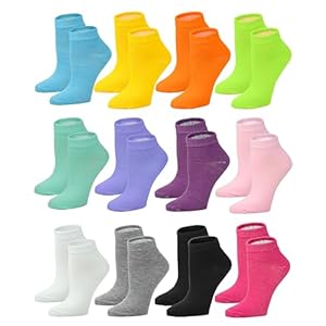 Gelante 12-Pair Women’s Ankle Sock...