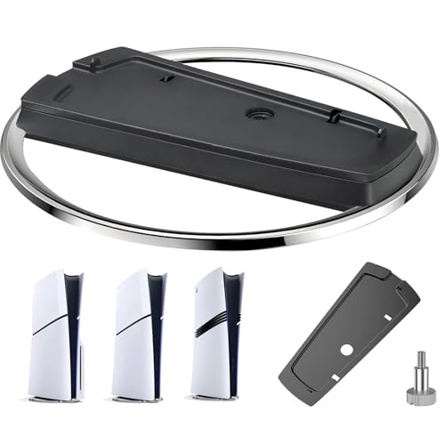 Hengrongshen PS5 Standfuß für PS5 Slim und PS5 Pro Zubehör Vertikaler Ständer für PS5 Konsole Slim Disc & Digital Edition sowie der PS5 Pro Standfuß