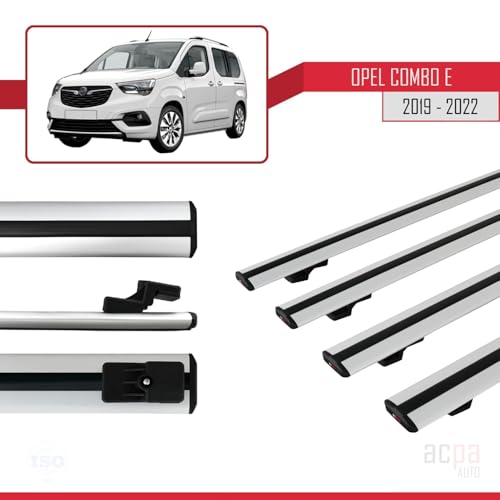 Barres de toit Opel Combo E Life résolvant le manque