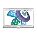 Universe Alien Monster Satellite Business Card Holder Case Pocket Box Wallet