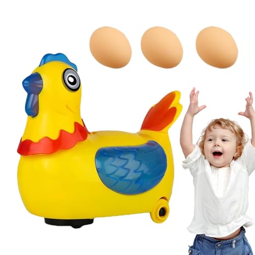 Polluelo De Juguete Para Gallina - Juguete Eléctrico Para Gallina Que Pone Huevos | Juguetes Creativos De Pollo Con Ruedas Universales, Juguetes Educativos Para Caminar Con Luces Para Pascua, Polluelo De Juguete Para Gallina - Juguete Eléctrico Para Gallina Que Pone Huevos | Juguetes Creativos De Pollo Con Ruedas Universales, Juguetes Educativos Para Caminar Con Luces Para Pascua,