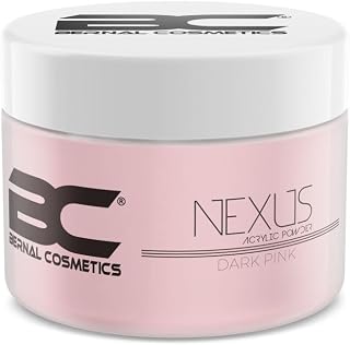 Polvo Acrílico - Dark Pink (Rosa Intenso translúcido) 200g | Acryl Powder DARK PINK | Bernal Cosmetics