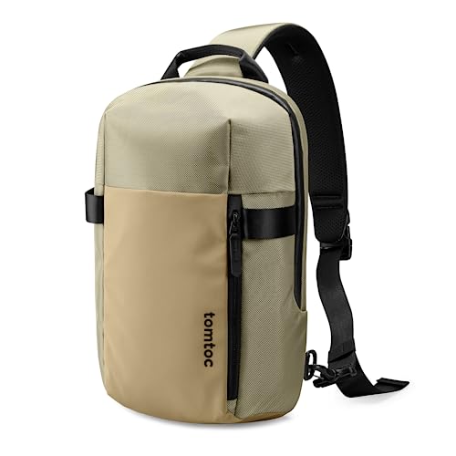 tomtoc Liten kompakt slingväska, minimal axelremsryggsäck för 13 tum ny MacBook Air M3 A3114 2024, 13-14 tum MacBook Pro, liten...