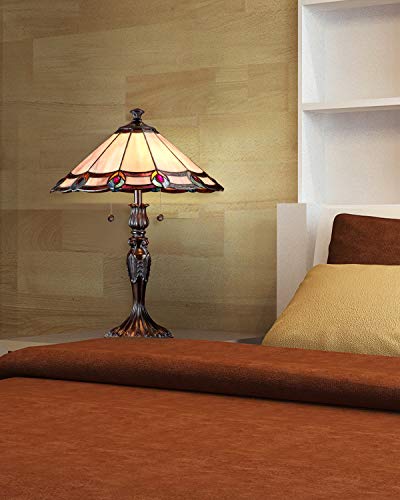 Dale Tiffany TT101081J Aldridge Peacock Table Lamp thumb #1