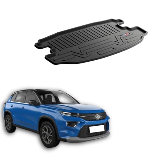 Image of 3D TPE Car Boot Mat for Hyryder (All Models) Custom Fit, Heavy Duty & Anti-Slip Boot Mat | All Weather Resistant, Waterproof & Dustproof Trunk Liner, Car Dicky Mat for Hyryder