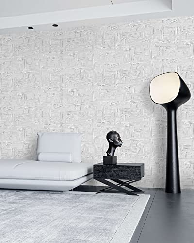 Heroad Brand 15.5"X78.7" White Cement Wallpaper Distress Frosted Peel And Stick Wallpaper Vintage Thicken Self-Adhesive Contact Paper For Cabinets Removable Waterproof Wall Paper Removable Wallpaper #TOP5