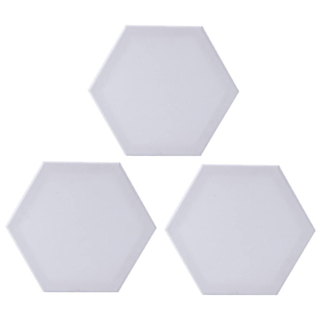 Planche de Peinture Hexagonale en Coton, 3 Pièces pour Étudiants