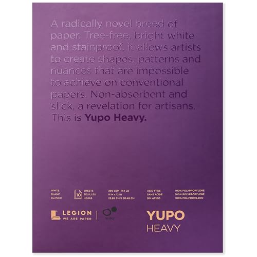 Yupo Paper Painting and Drawing, Multi 9-x-12-Inch