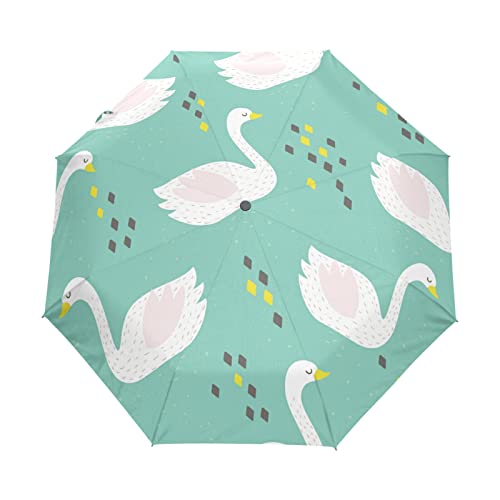 Parapluie Automatique Coupe-Vent Ultra-Léger avec Protection UV Intégrée