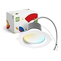 ASD 4 Inch Commercial Canless LED Downlight, Power Adjustable 7/10/13W Lighting, Round Dimmable Recessed Ceiling Light Fixture, 5 Color Temperatures 2700K-5000K, 120-277V IC Rated UL & Energy Star