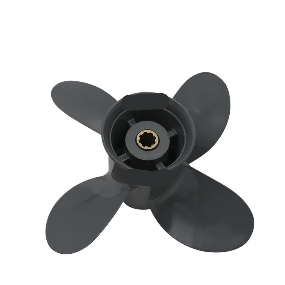 Hélice 9 1/4X11 avec 8 Cannelures en Aluminium Résistant pour Moteurs BF15 et BF20