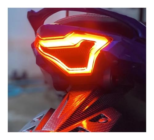 Feu arrière de moto à LED compatible MT07 et R3 avec stop