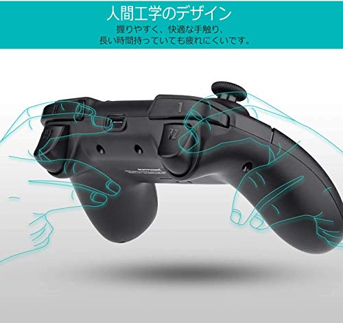 Echtpower Switch コントローラー 无線 Bluetooth接続 连射機能 ジャイロセンサー Hd振動 二重振動 视频游戏 任天堂 Switch 配件 Whenbuy Jchere Com