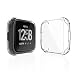 Produktbild Für Fitbit Versa Lite Hülle Displayschutz,1 Pcs Ultra dünn Ultradünne TPU Stoßfest Präziser Ausschnitt Schutzhülle Rundherum Schutz Case Stoßstange Hüllenabdeckung Case