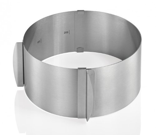 Preisvergleich Produktbild Küchenprofi Tortenring, Edelstahl