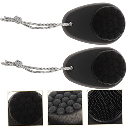 Brosse nettoyage visage manuelle en silicone DOITOOL : lot de 4 brosses exfoliantes