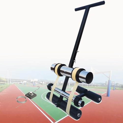 PODEC Floor Tape Applicator, Hand Push Floor Marking Tool, with Drawing Circle Kit, Distance: 4-28cm Adjustable and Tape Maximum Width: 14 Cm, for Driveway, Asphalt or Concrete