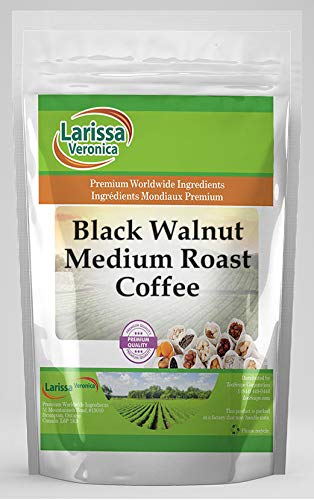Café Negro con Nuez Tostado Medio en Grano 8 oz miniatura 1