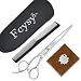 Linkshänder Friseurschere Haarschere, Fcysy Professionelle Scharfe Linkshänder Haarschneideschere, 6 Zoll Frisör Schere, Friseur Scheren Profi Salon Haar Scheren für Damen Herren Kinder
