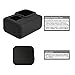 Kupton Accessories Compatible with GoPro Hero 7 Black/ 6/5 Starter Kit Travel Case + Housing Case + Screen Protector + Lens Cover + Silicone Cover for Go Pro Hero7 Hero6 Hero5 Hero 2018