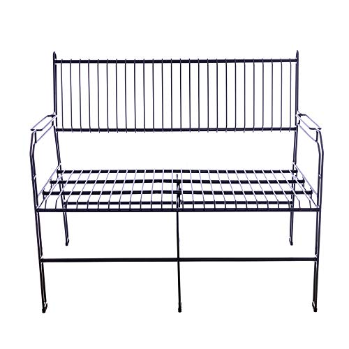 Namoradeira Decorativa Niva, Metaltru, Preto