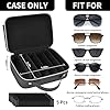 Steadtep Travel Sunglasses Organizer Case with Adjustable Dividers for 6 Pairs-Portable Eyeglasses Storage Box for Men & Women, Compact Multifunctional Design-Case Only #1