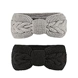 Fácil de combinar: incluye 2 Cinta para el pelo de invierno de diferentes colores,se pueden combinar con diferentes tipos de ropa. Ideal para nuestro uso diario o para compartir con amigos,muy adecuada para tu ropa de invierno.