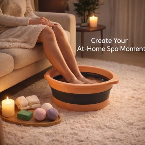 Spa de pies plegable con set de regalo y accesorios miniatura 2