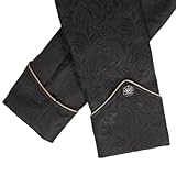 Abrigo retro steampunk para hombre, chaqueta medieval para cosplay y celebraciones festivas (2XL negro)