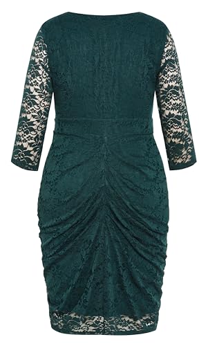 Image of City Chic Women's Plus Size Cocktail Dress - Lacey Zip