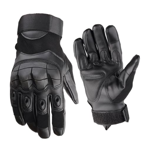Gants de cyclisme tactiles coupe-vent antidérapants noir taille XL