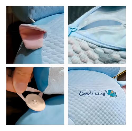 Almofada De Leitura De Encosto De Pelúcia Conforto Ergonômico Suporte Para Costas E Braços Tecido De