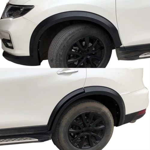Guardabarros para coche Nissan X-Trail T32 y Rogue 2017-2020: accesorios negros mate delgados 2