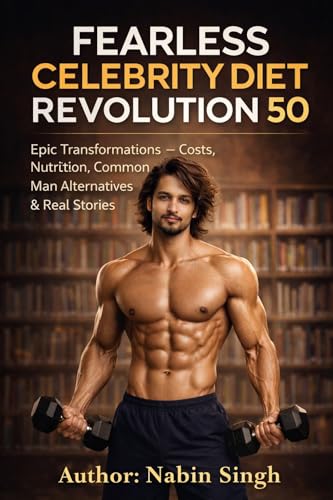 FEARLESS CELEBRITY DIET REVOLUTION 50: Epic Transformations – Costs, Nutrition, Common Man Alternatives & Real Stories Author: Nabin Singh