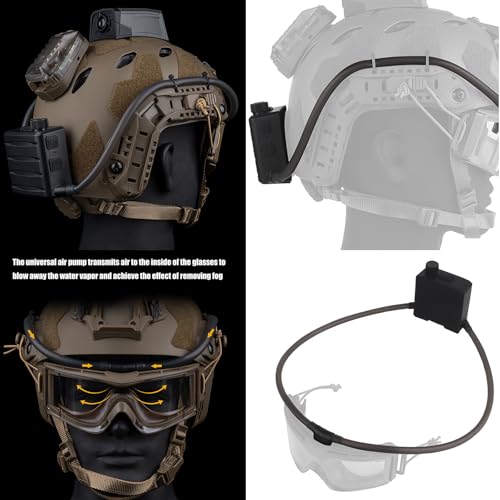 Desempañador de gafas polarizadas portátil con ventilador regulable para actividades al aire libre 3