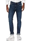  Springfield Herren Jeans Slim Medio Oscuro-c/11 Hose, Blau (Dark-Blue 175728811), 34 (Herstellergröße: 36)